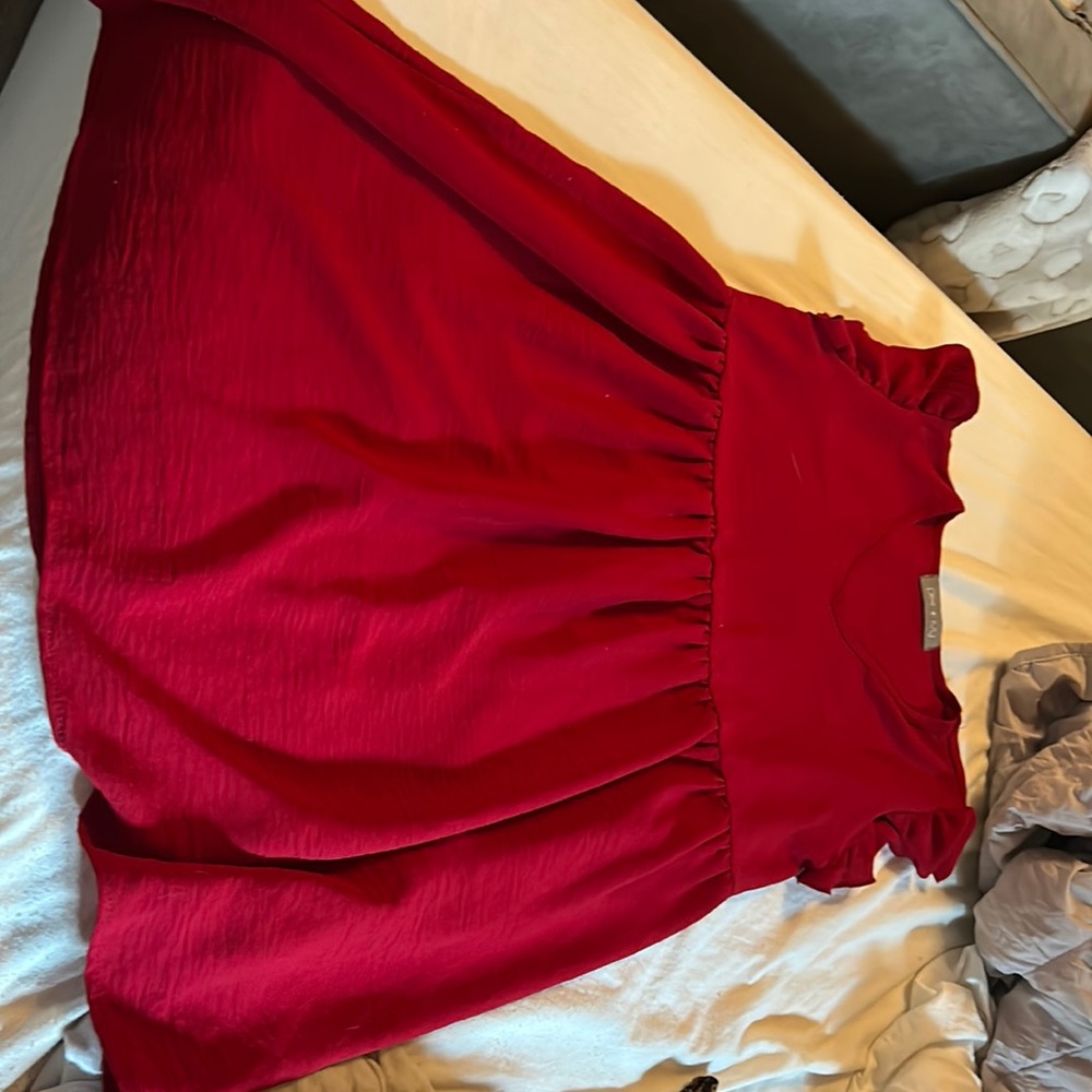 Red Pixi & ivy dress